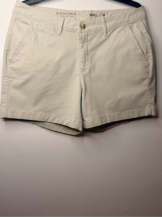 Sonoma Life + Style Pants - Sonoma Light Cream Women's Chino Bermuda Shorts